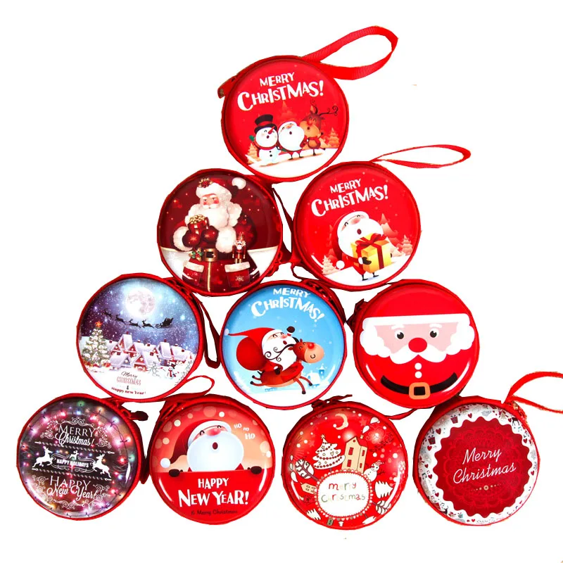 

1PC Christmas Gift Bag Storage Tool Christmas Candy Chocolate Handbag Home Party Decorative Children Toy Box Gift Holders Craft