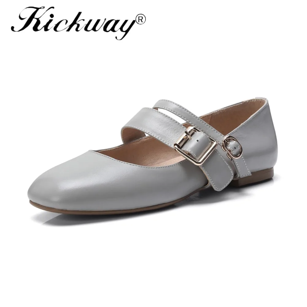 

Women flats loafers 2019 women shoes new genuine leather women casual shoes pink buckle comfortable mother shoes women size35-39