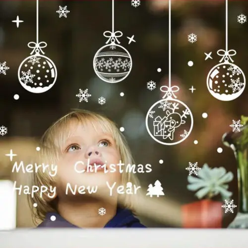 Christmas Snowflake Frozen Decal Window Removable Wall Sticker Vinyl Art Xmas Home Decor Christmas Snowflake Frozen Decal Window Removable Wall Sticker Vinyl Art Xmas Home Decor
