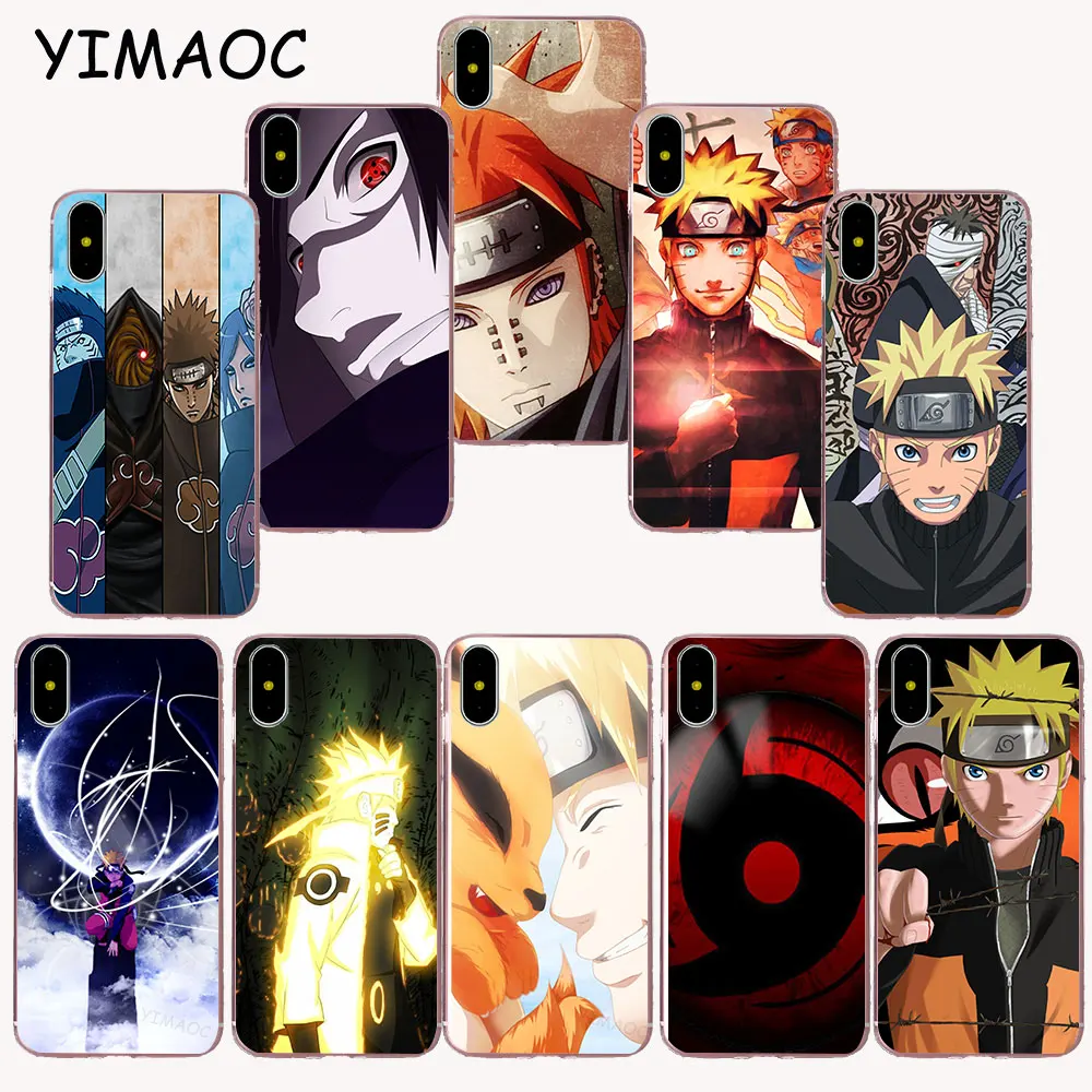 

YIMAOC 283z Uzumaki Naruto Naruto Soft TPU Silicone Case for iPhone X r s Xr Xs Max 8 7 6S 6 Plus 5 5s SE