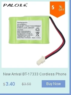 BT-166342 2,4 V 800mAh 2* AAA Ni-MH аккумуляторная батарея для беспроводного телефона BT-166342