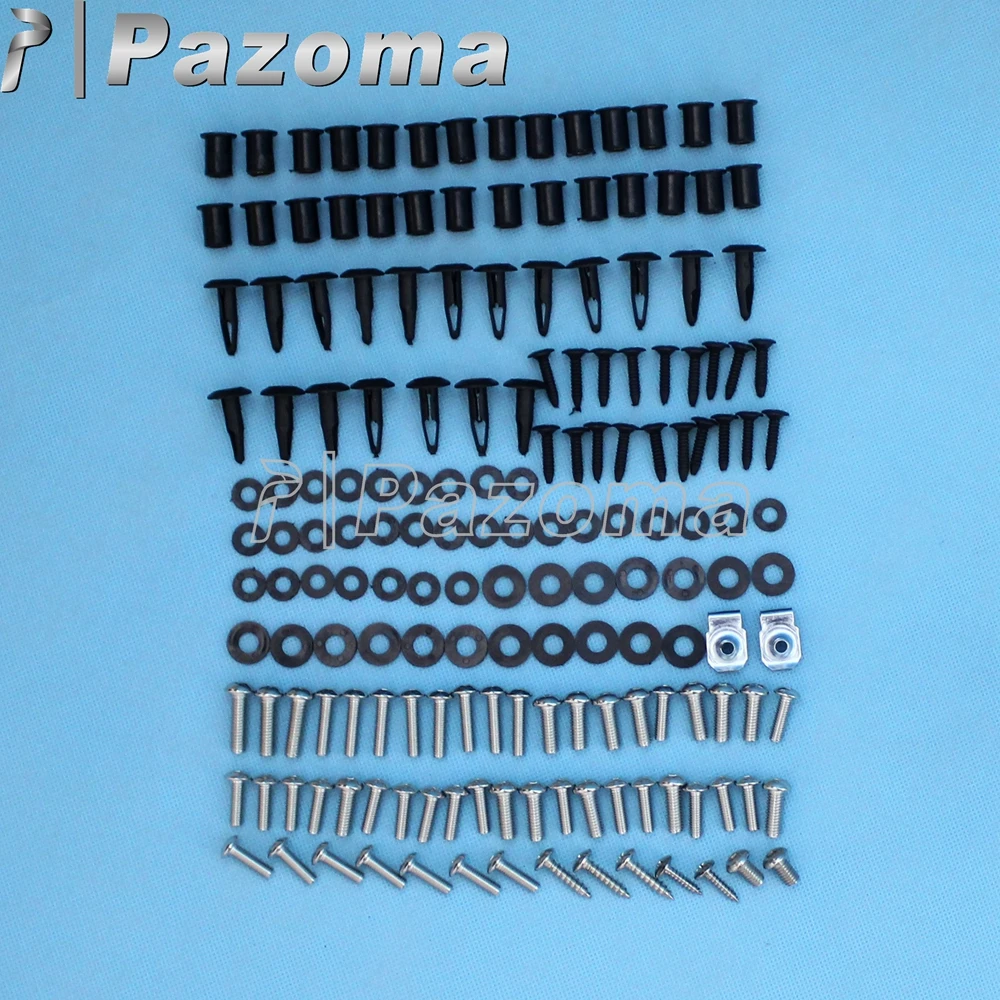 

Complete Full Set Motorcycle Fairing Bolt Kit Body Screws Fastener for Kawasaki ZX10R 2006 2007