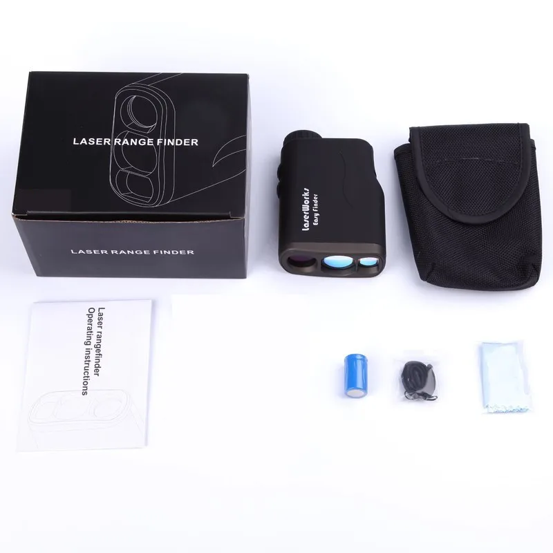 Лазерный дальномер LaserWorks для охоты на открытом воздухе дальность действия 1500