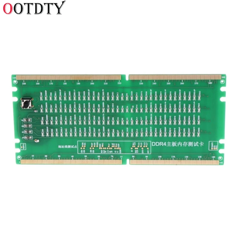 OOTDTY DDR4 Тестовая карта RAM слот для памяти светодиодный Рабочий стол материнская