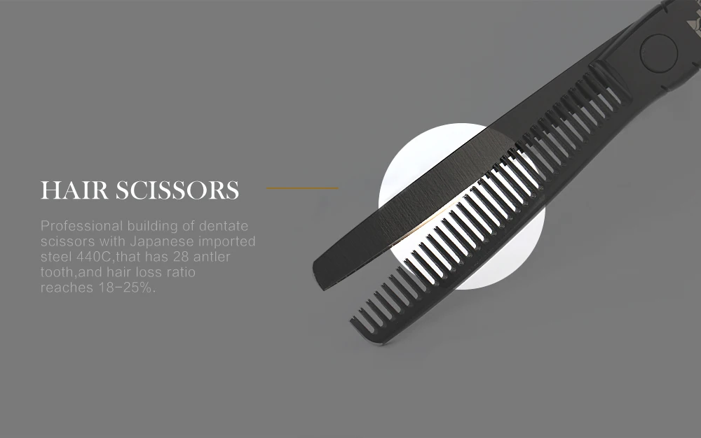3 вида цветов Профессиональные ножницы высокого качества волос 440C 5,5 и 6 дюймов резки Парикмахерские Парикмахерская Салон ножницы с расчески+ коробка ZF-028Y