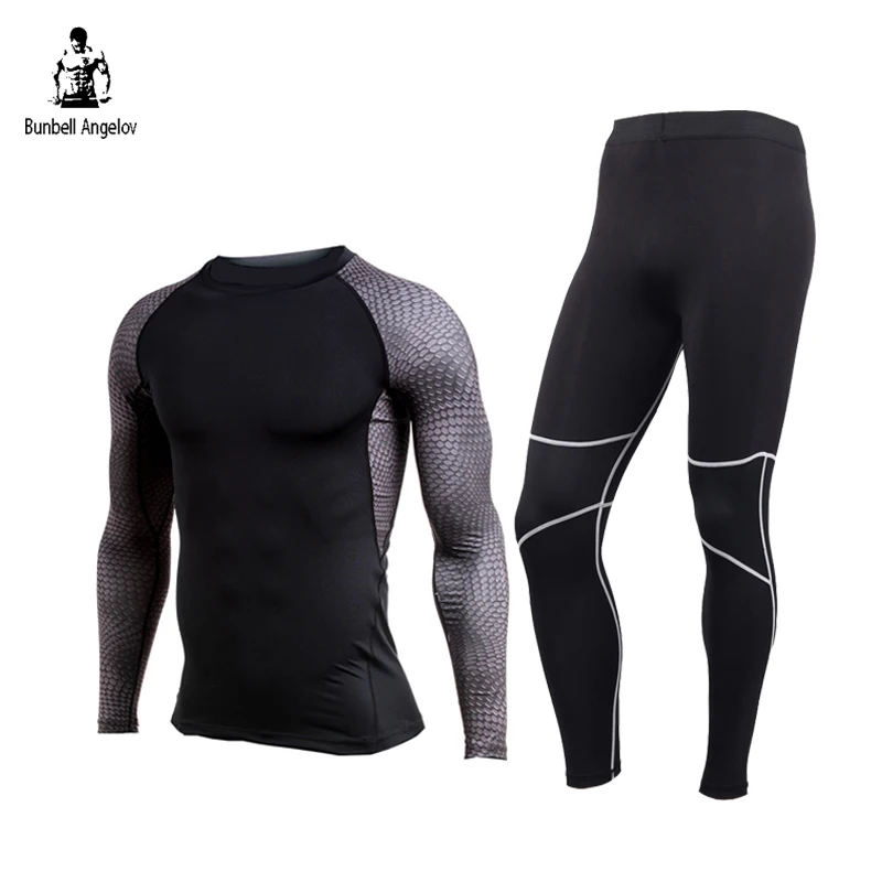 Winter Thermal Underwear For Men Sets Men Brand Quick Dry Compression