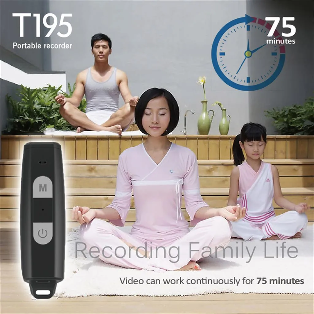 

Small Portable Camera HD 1080P Camera DVR Outdoor DV Video Recorder T195 mini camera aksiyon kamera