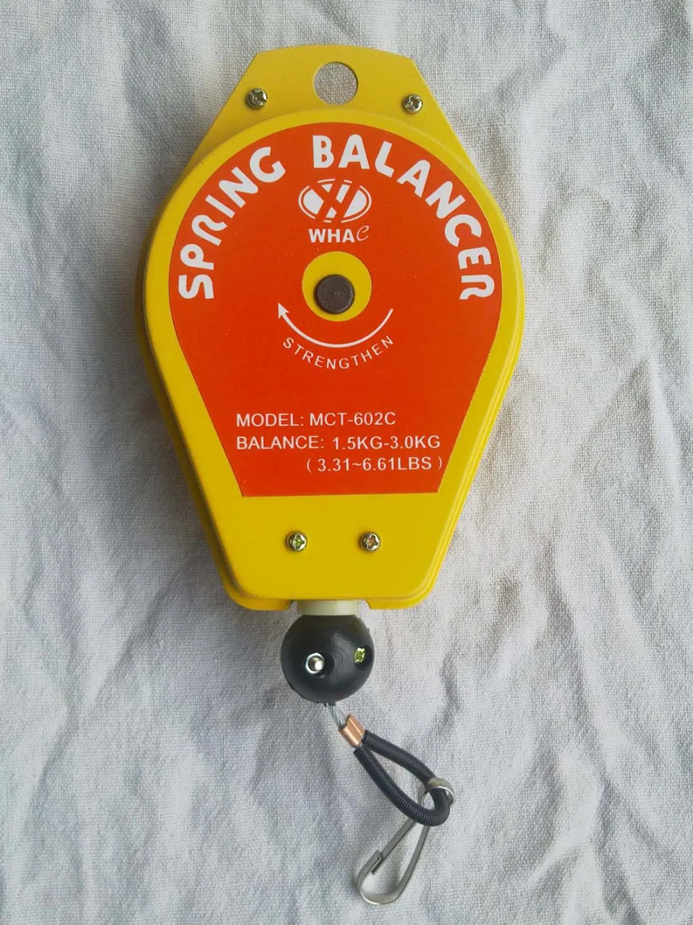 ERGONOMIC HANGING RETRACTABLE SPRING BALANCER TOOL HOLDER FOR AIR OR