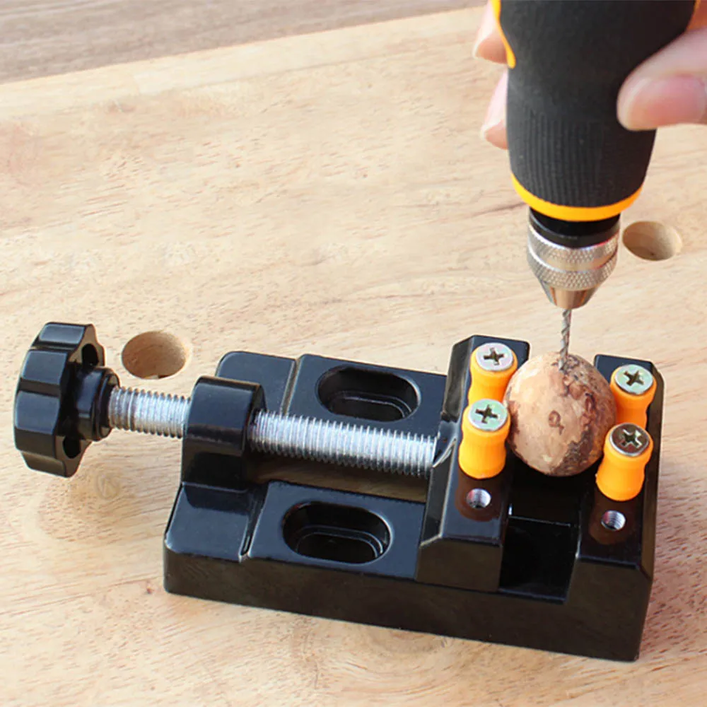 

57mm Multi-purpose Aluminum Alloy Pliers Mini Vise Table Vise Wenwan Fixed Fixture Tool 1pc