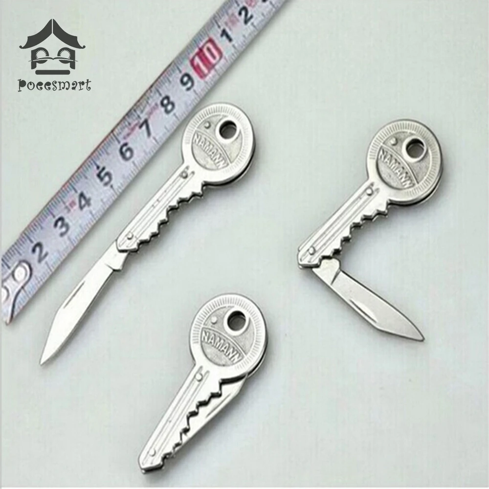 Mini Key Knife Folding Keychain Style Pocket Knife Key Chain Knife