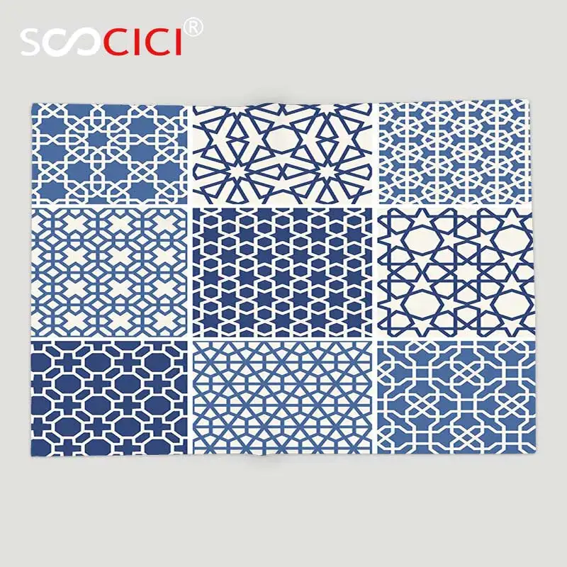 Custom Soft Fleece Throw Blanket Arabian Decor Collection Arabesque