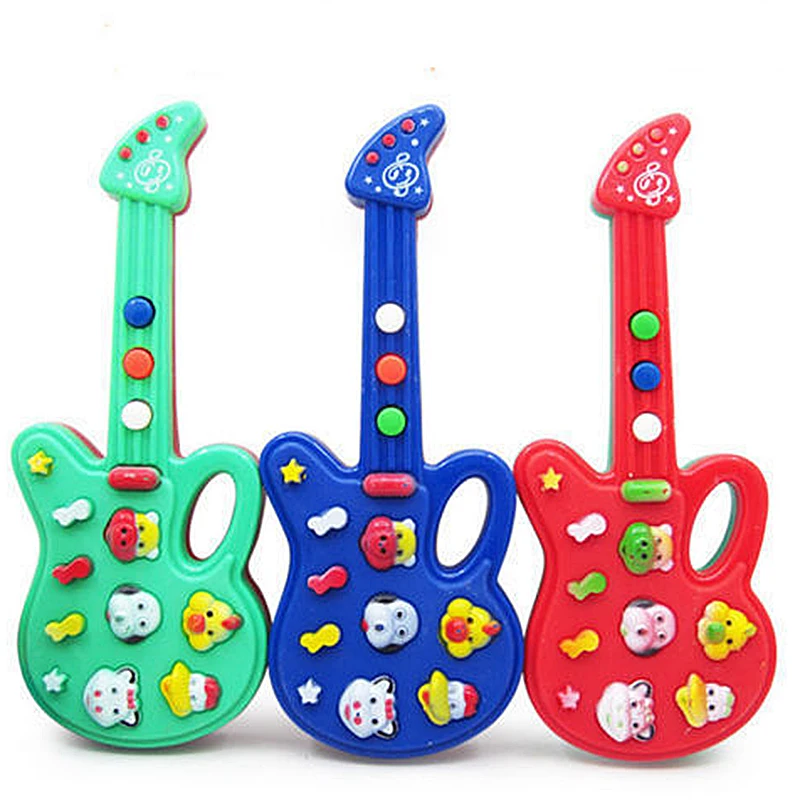 

Baby Kids Electronic Guitar Toys Children Small Musical Instrument Nursery Rhyme Music Educational Toy Gift