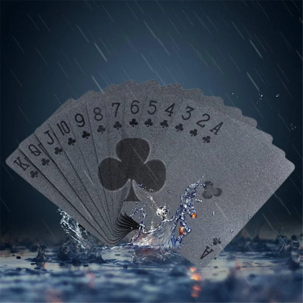 

Waterproof Black Diamond Poker Creative Standard Playing Cards