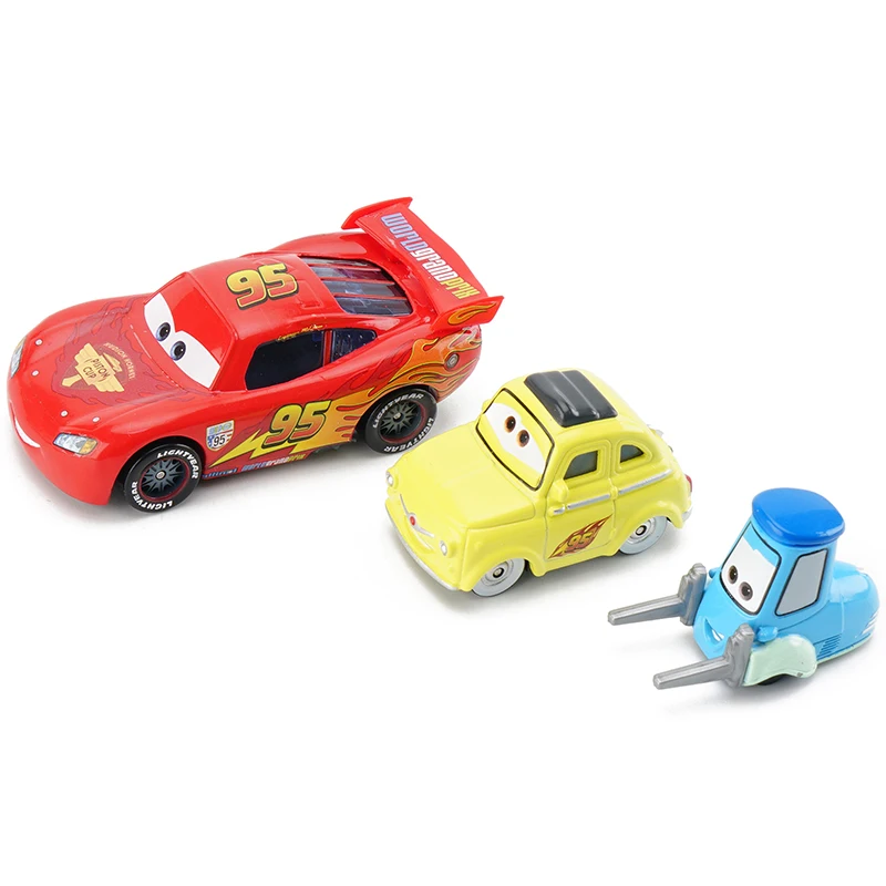 Disney Pixar Cars 2 3 Lightning McQueen набор Джексон Сторм Круз Рамирес 1:55 Литой Сплав автомобиль