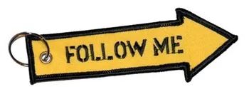 

Arrows Follow Me Embroidery Keychain
