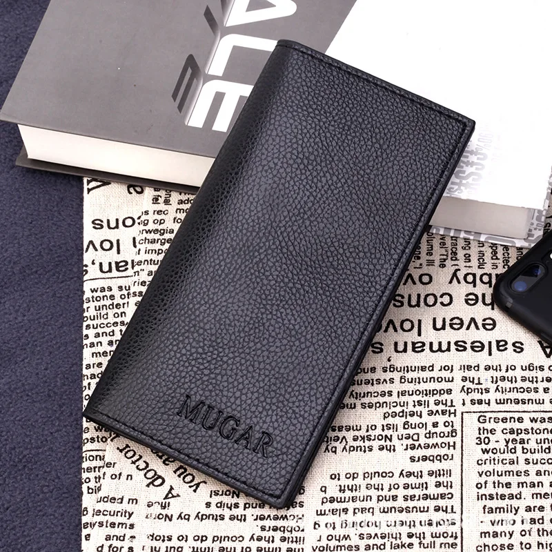 

Wallet Men Leather Men Wallets Purse Long Male Clutch Leather Wallet Mens Money Bag Quality Guarantee