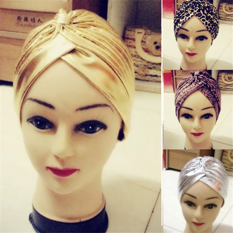 

New Fashion Unique Indian Style Stretchable Turban Chemo Headwrap Hair Wrap Cover Women Casual Style Headband