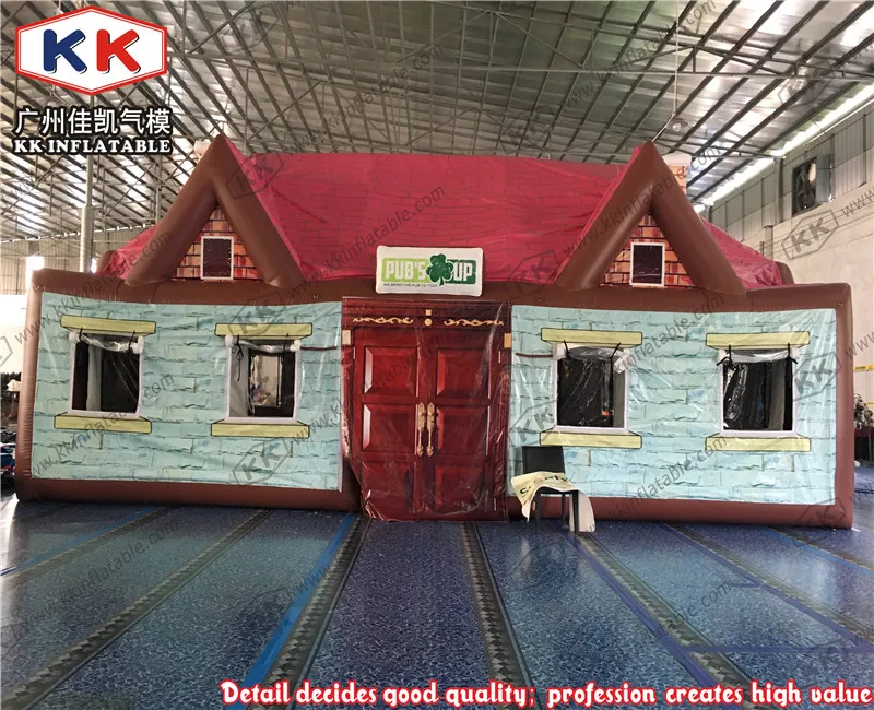 

giant beach beer inflatable pub with complete digital printing for parties or events