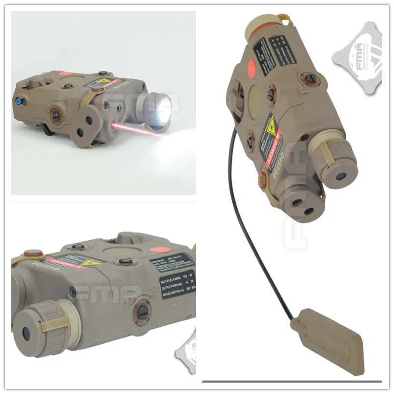 

Tactical Flashlight Red Laser and Led Torch DE PEQ/15 free shipping