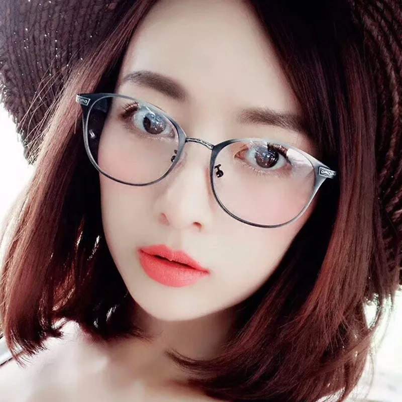 Korean girl with glasses
