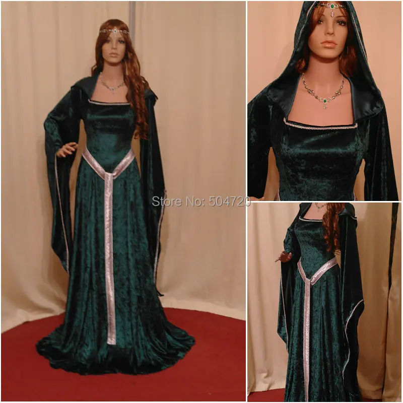 

Custom-madeR-336 19 century Vintage costume 1860S Victorian Lolita/Renaissance Southern Belle Ball Halloween dresses All size