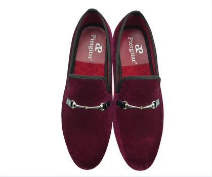 wine red loafers mens