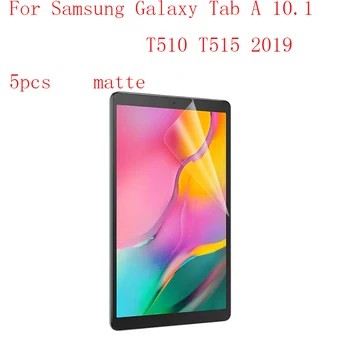 

Anti-glare LCD clear Screen Protector Protective Film For Samsung Galaxy Tab A 10.1 T510 T515 2019 Protector 5pcs in 1 package