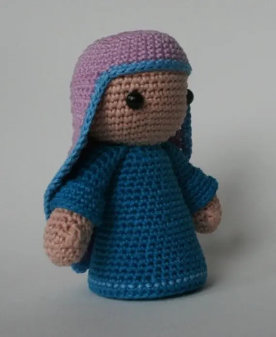 Крючком игрушки amigurumi Хранитель с детским номером модели 0967