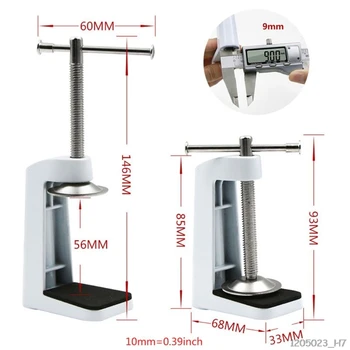 

Adjustable Metal Arm Desk Clamp Clamps Table Lamp lamps Clip Holder Stand reliable to any desk