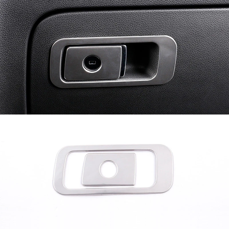 

For VW Volkswagen Arteon 2017 2018 Dashboard Storage Glove Box Handle Cover Trim 2pcs Stainless Steel (Left Hand Drive Only)
