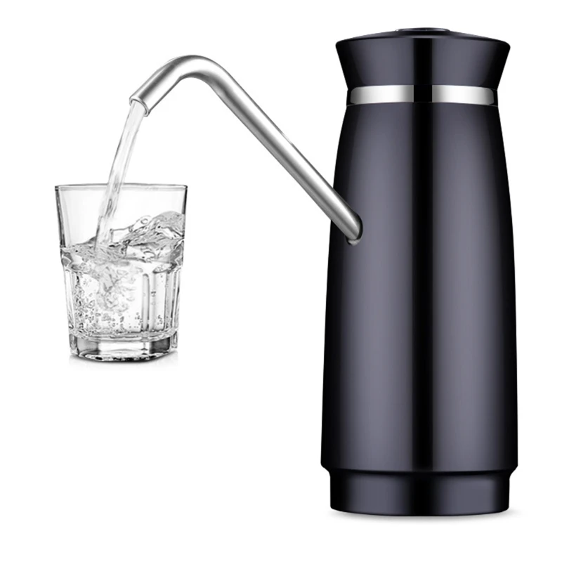 

2019 New Brief Elegant Design 304 Stainless Steel Automatic Electric Portable Water Pump Dispenser Gallon Drinking Bottle Switch