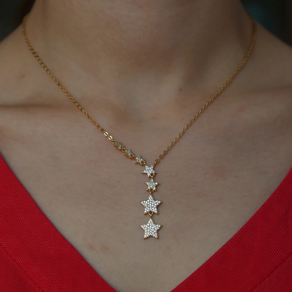 BRASS NECKLACE 41+5CM y (7)