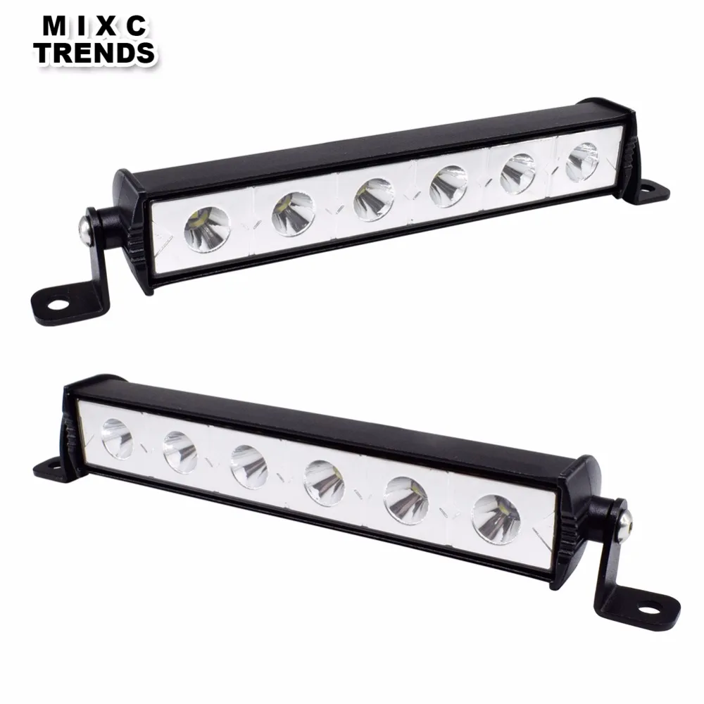 2Pcs 7 inch 12V LED Light Bar 18W Spotlight led work Lights Waterproof Car Truck Tow UTV Boat 2Pcs 7 inch 12V LED Light Bar 18W Spotlight led work Lights Waterproof Car Truck Tow UTV Boat