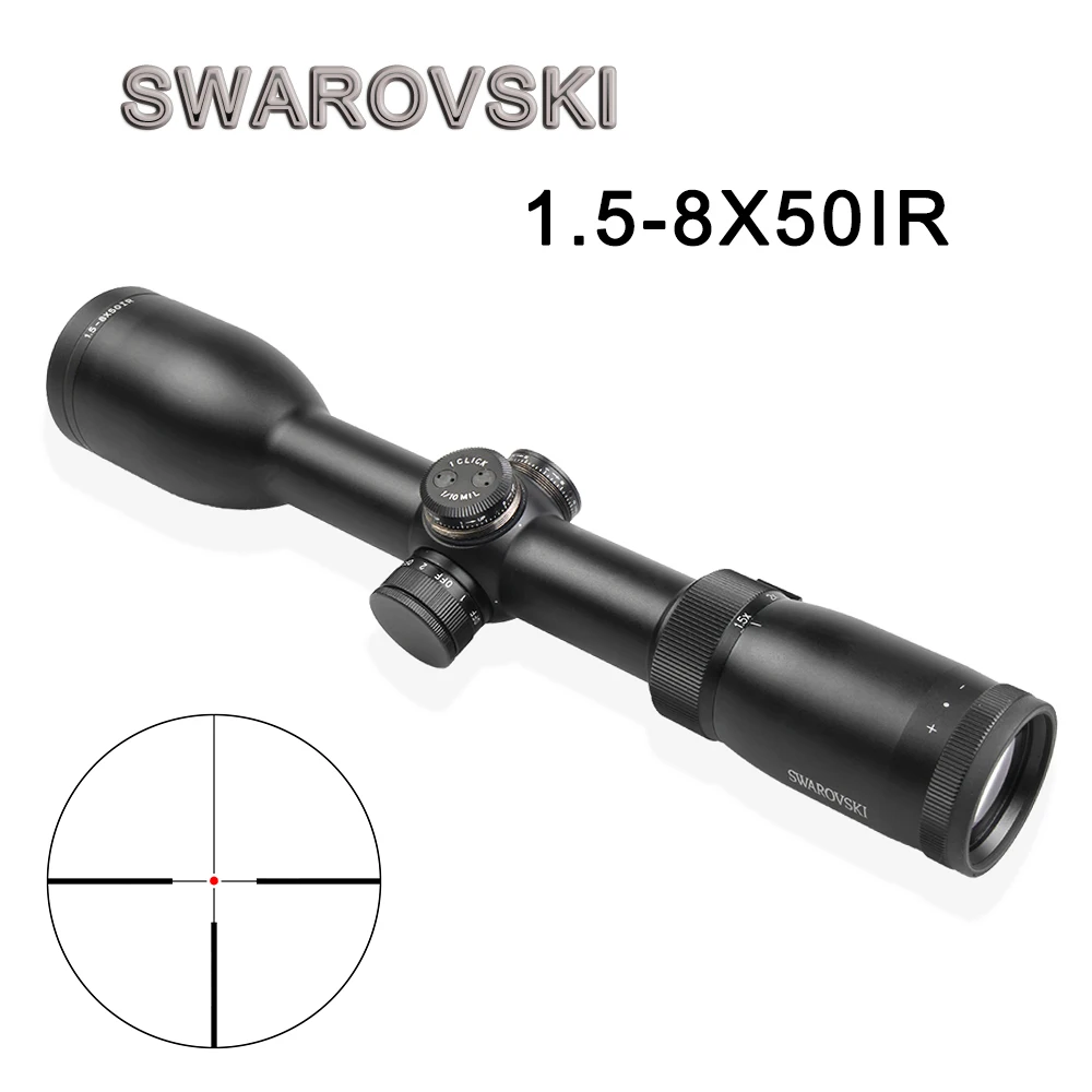 

Tactische Richtkijkers Swarovskl 1.5-8x50 IRZ3 Red Dot Richtkruis Jacht Riflescope Sniper Gear for a Air Geweer