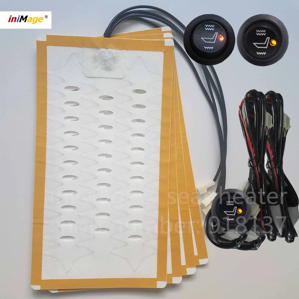 

Big sales Free Shipping 2 seats installed car seat heater universal round switch alloy wire automobile heated pads seat warmer