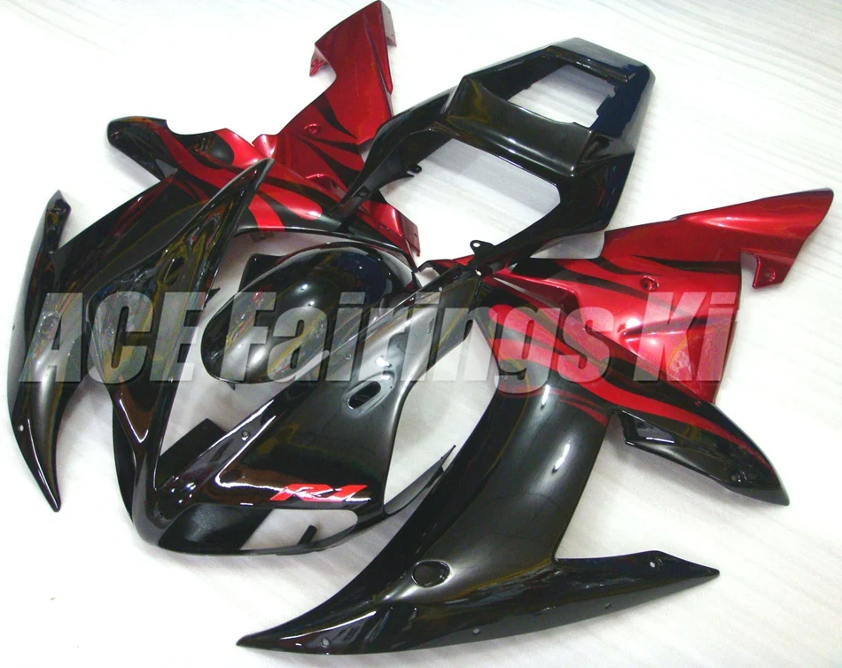 

New Fairings Kits Fit For Yamaha YZF 1000 R1 02 03 YZF-R1 2002 2003 ABS Plastic Motorcycle Fairing set Cowling Custom black red