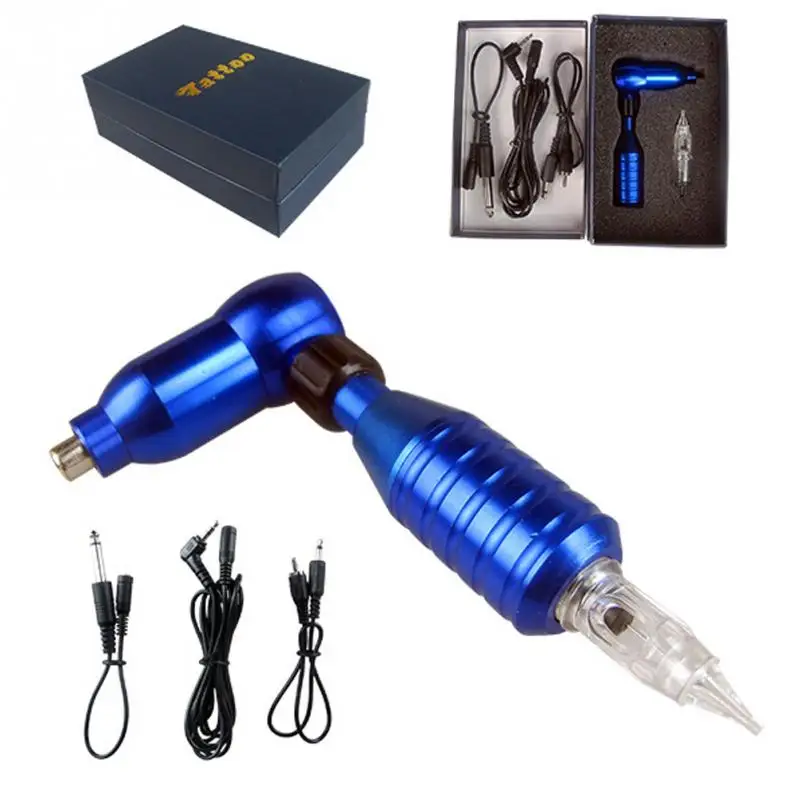 

New Aluminum Alloy Electric Carving Tattoo Pen Rotary Tattoo Gun Machine Black Precision Motor Tattoo Machine Tattooist Body Art