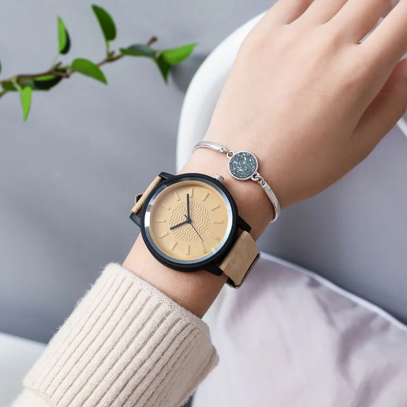 

Candy color Fashion Numer simple watches women's quartz wristwatches women casual Black children's watch ladies wrist watch