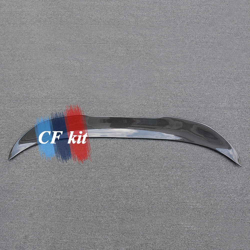 CF Kit PSM Style Car Real Carbon Fiber Spoiler Wing For BMW F87 Rear Trunk Lip Spiltter Car Styling