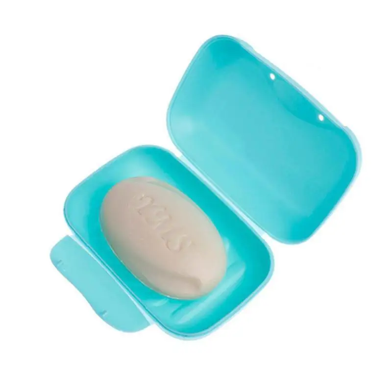 3 Colors Travel Portable Soap Dish Case Holder Container Box Organizer