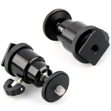 Регулируемый 1/4 винт штатив монтажного зажима неподвижная фигура шаровая Головка с замком для Gopro 6 5 4 3 SJCAM Спортивная камера SLR адаптер dslr-камеры