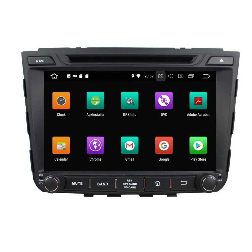 Discount IPS Screen 4GB+32GB 8" Octa Core Android 8.0 Car DVD Player for Hyundai IX25 Creta 2014 2015 Radio GPS WIFI Bluetooth TV USB DVR 5