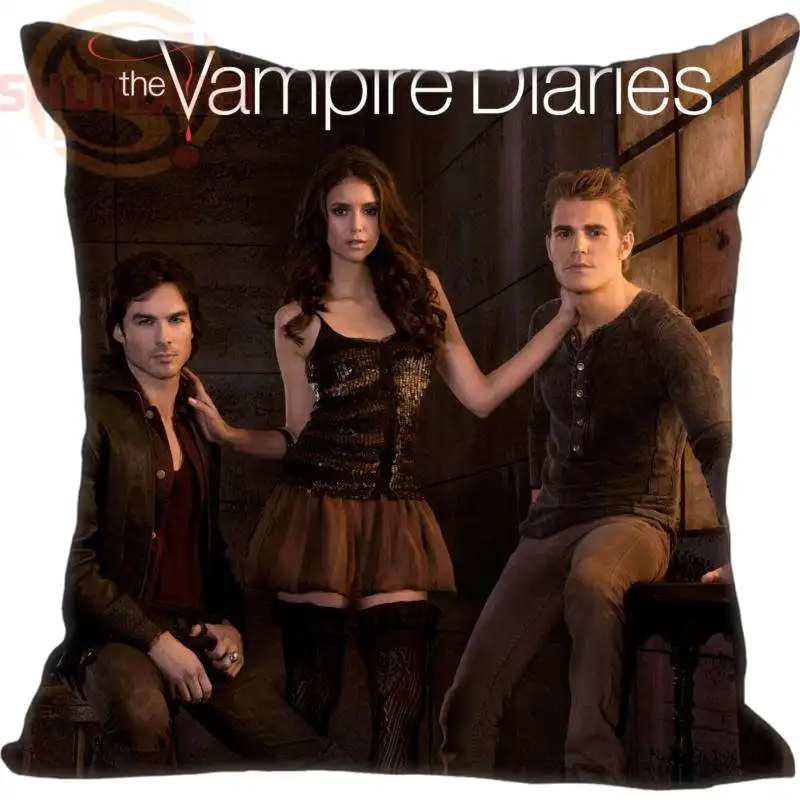 

New Arrival The Vampire Diaries Season Pillowcase Wedding Decorative Pillow Case Customize Gift For Pillow Cover