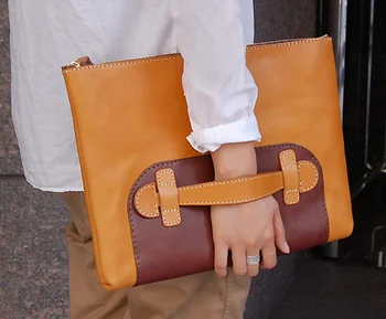 

Private Custom Handmade leather large handbag version DIY hand bag paper pattern drawing CSL-06 fortune handbag