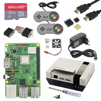 Raspberry Pi 3 Model B+ ( B Plus ) Gaming kit + Power + 32G SD Card + HDMI Cable + Heat Sink + Lastest NESPi Case+ for Retropie