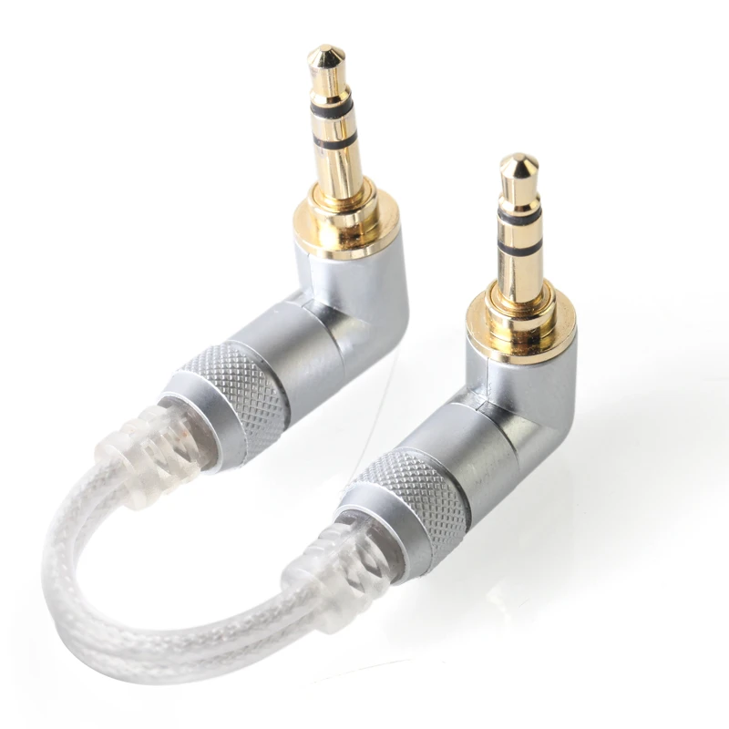 Fiio L17 Professional 3 5mm Stereo Audio Elbow Cable Pcocc A Aux Line Aliexpress