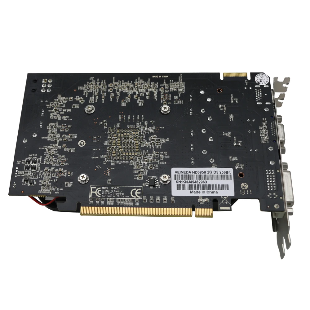 Видеокарты Veineda HD6850 2GB GDDR5 256Bit PC Настольный PCI Express VGA, DVI, HDMI для AMD Radeon Gamings