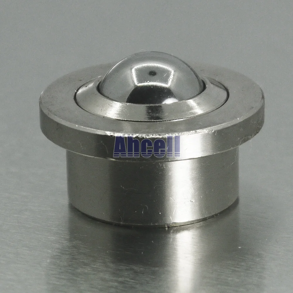 Steel Roller Ball Transfer Bearing Silver Ball 15mm Nylon