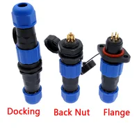 SP13 Waterproof connector IP68 2pin 3pin 4pin 5pin 6pin 7pin cable connectors plug and socket - Image 2