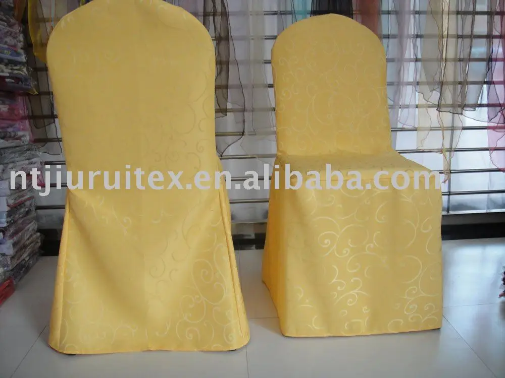 Высокое качество жаккард Дамаск толстый индивидуальный стул крышка для отеля
